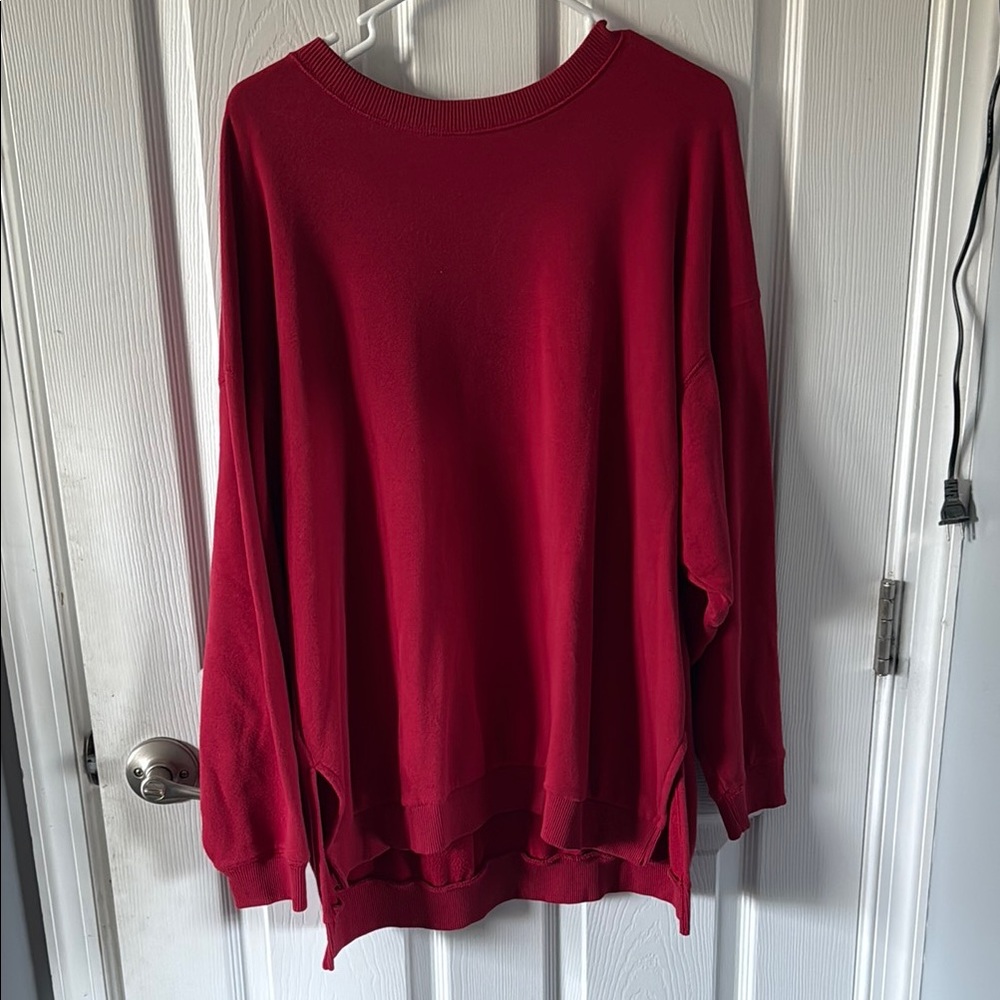 Red Oversized Sweater
